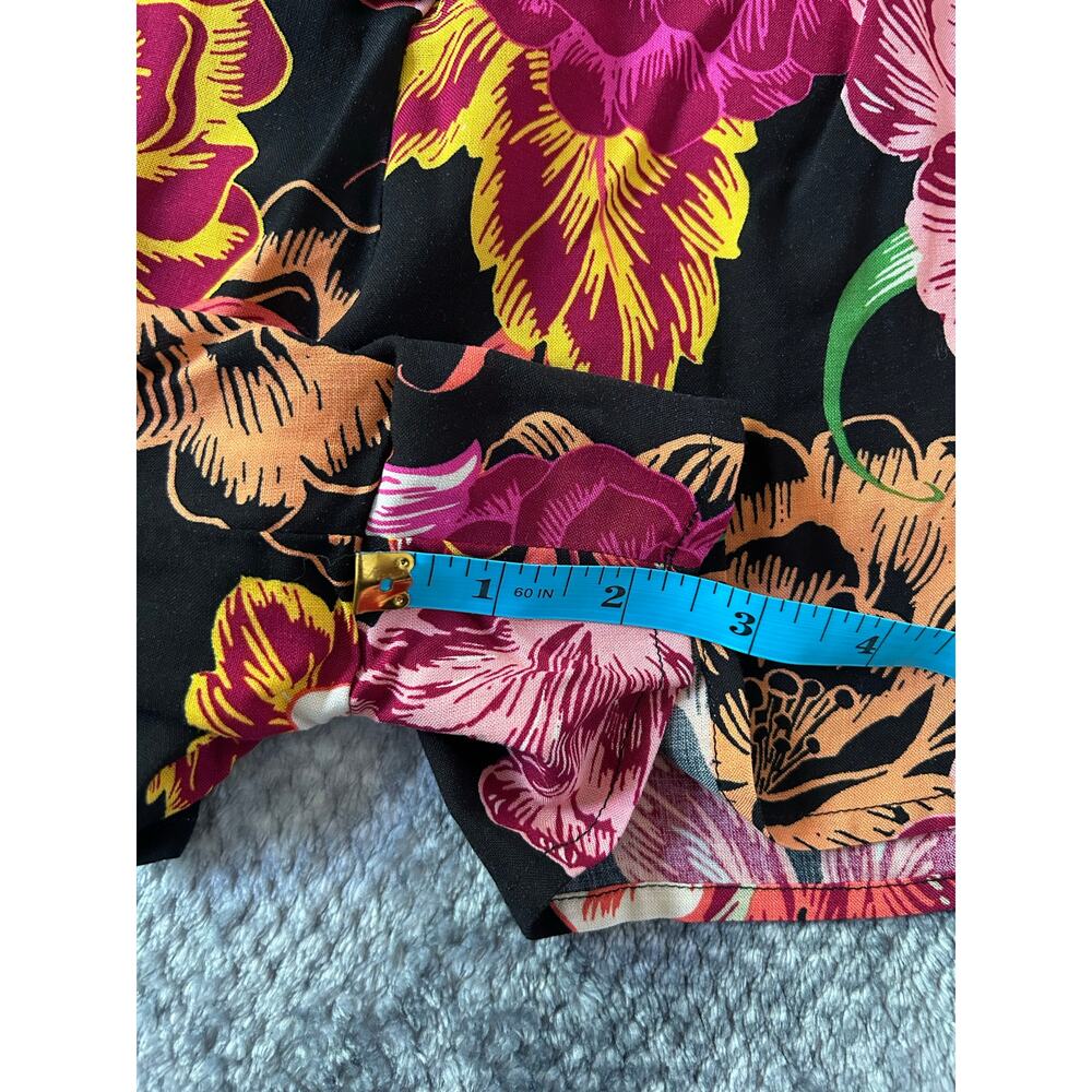 Xhilaration Floral Pull On Elastic Waist Pockets Shorts Tropical Y2K Size Medium - Picture 6 of 6